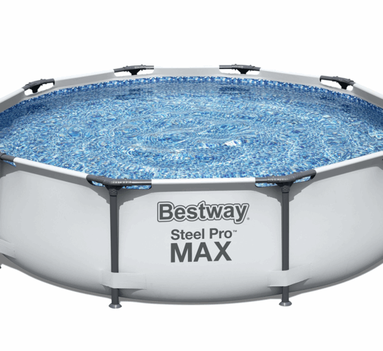 Bestway 3.05m x 76cm Steel Pro MAX Frame Pool Grey 4,678 L
