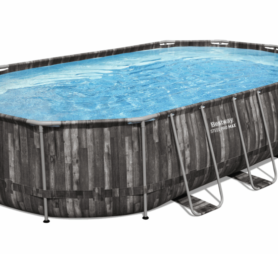Bestway Steel Pro MAX 6.10M x 3.66M x 1.22M Oval Pool Set 20241L
