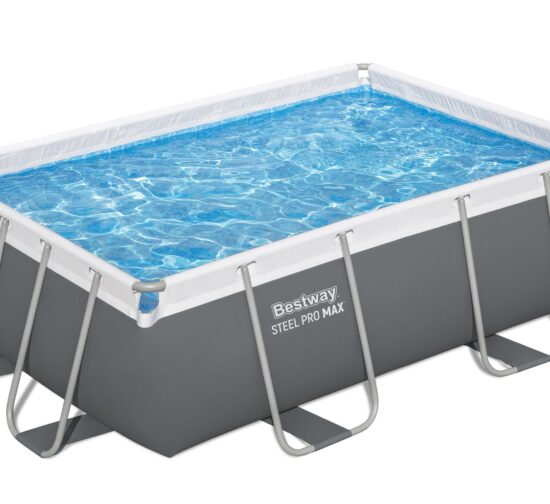 Bestway 2.82m x 1.96m x 84cm Steel Pro Max Rectangular Frame Pool Set - 3.662 L